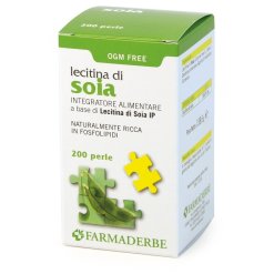Lecitina di Soia Integratore Metabolismo dei Grassi 200 Perle