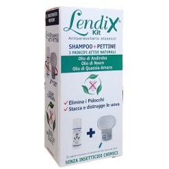 Lendix Kit - Shampoo Antipidocchi 150 ml + Pettine
