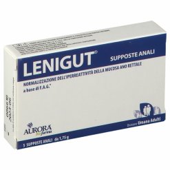 Lenigut - Supposte per Irritazione della Mucosa Anale - 5 Pezzi