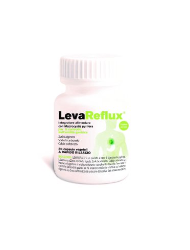 Levareflux integratore reflusso e acidità 30 capsule