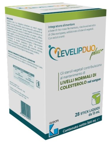 Levelipduo plus - integratore per il colesterolo - 28 stick