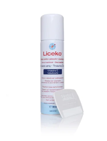 Liceko olio spray vitamina e antipidocchi 100 ml Liceko olio spray vitamina e antipidocchi 100 ml