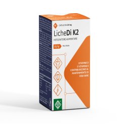 Lichedi K2 Integratore Vitamina D e K2 60 Capsule