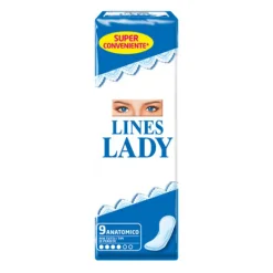 Lines Lady - Assorbente Anatomico - 9 Pezzi