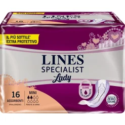 Lines Specialist Lady - Pannolone Sagomato Mini - 16 Pezzi