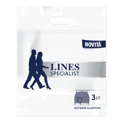 Lines Specialist - Mutandina Elastica - Misura M 3 Pezzi