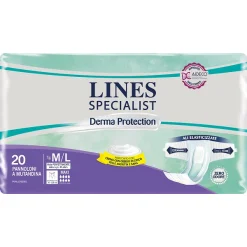 Lines Specialist Classic - Pannolone a Mutandina per Incontinenza Assorbenza Maxi - Misura M 30 Pezzi