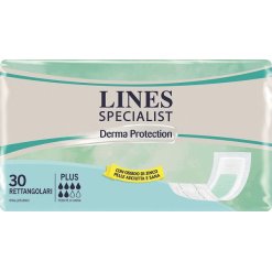 Lines Specialist Derma Protection - Pannolone per Incontinenza Rettangolari - 30 Pezzi