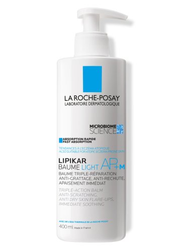 La roche-posay baume ap+m light - crema corpo e viso - 400 ml