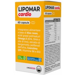 Lipomar Cardio Integratore Colesterolo 60 Capsule Molli