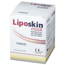 Pharcos Liposkin Mask - Maschera Viso Anti-Acne - 15 Bustine x 15 ml