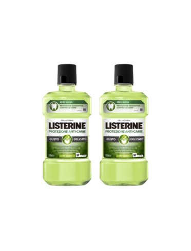 Listerine protezione anti-carie collutorio bipack 2x500 ml