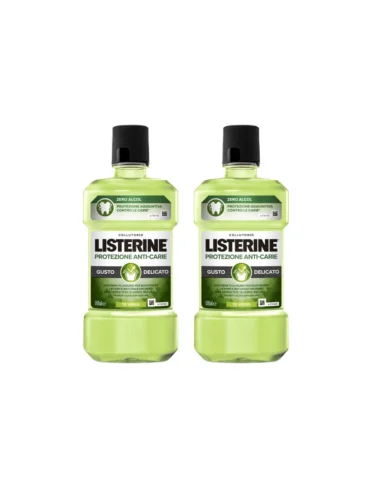 Listerine protezione anti-carie collutorio bipack 2x500 ml Listerine protezione anti-carie collutorio bipack 2x500 ml