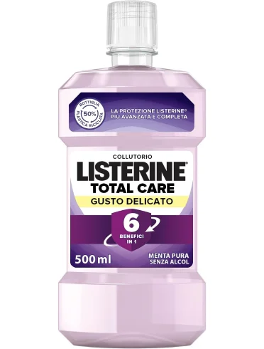 Listerine total care collutorio gusto delicato 500 ml Listerine total care collutorio gusto delicato 500 ml