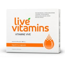 Live Vitamins Integratore Difese Immunitarie 30 Capsule