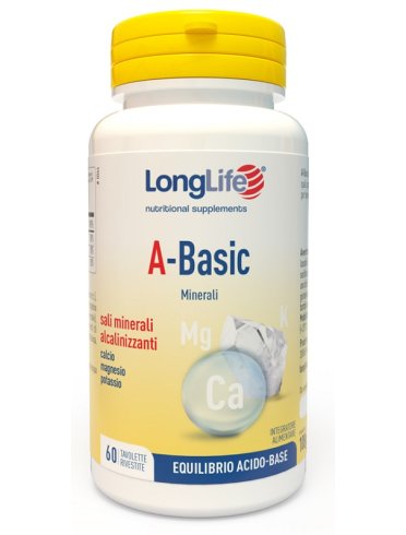 Longlife a-basic - integratore per l'equilibrio acido-basico - 60 tavolette