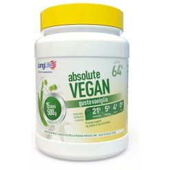 LongLife Absolue Vegan - Integratore per Massa Muscolare Gusto Vaniglia - 400 g