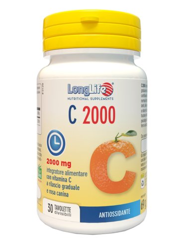 Longlife c 2000 - integratore di vitamina c antiossidante - 30 tavolette