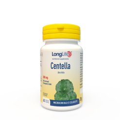 LongLife Centella 300 mg - Integratore per Microcircolo e Cellulite - 60 Capsule