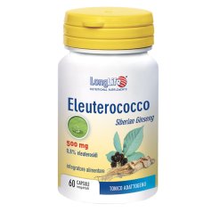 LongLife Eleuterococco 500 mg - Integratore Tonico Adattogeno - 60 Capsule