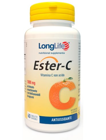 Longlife ester c 1000 mg - integratore di vitamina c antiossidante - 60 tavolette