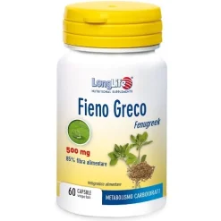 LongLife Fieno Greco - Integratore per il Metabolismo dei Carboidrati - 60 Capsule