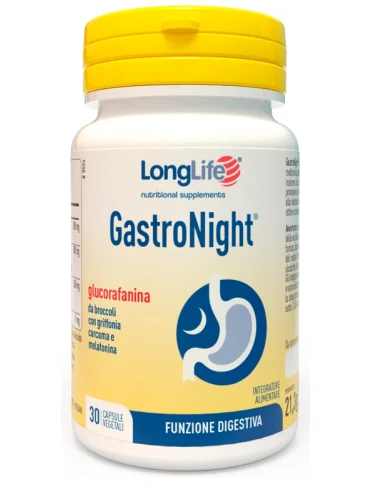 Longlife gastronight - integratore digestivo - 30 capsule Longlife gastronight - integratore digestivo - 30 capsule