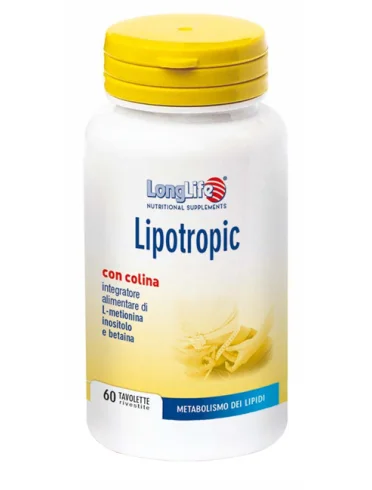 Longlife lipotropic - integratore per il metabolismo dei lipidi - 60 tavolette Longlife lipotropic - integratore per il metabolismo dei lipidi - 60 tavolette