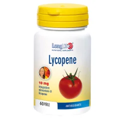 LongLife Lycopene 10 mg - Integratore Antiossidante - 60 Perle