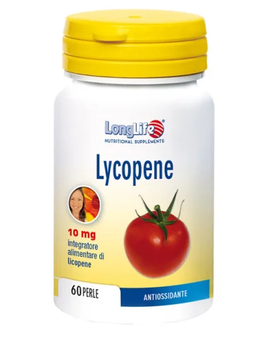 Longlife lycopene 10 mg - integratore antiossidante - 60 perle Longlife lycopene 10 mg - integratore antiossidante - 60 perle