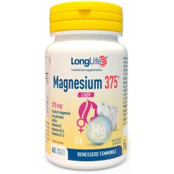 LongLife Magnesium 375 mg Lady - Integratore di Magnesio per Donne - 60 Tavolette