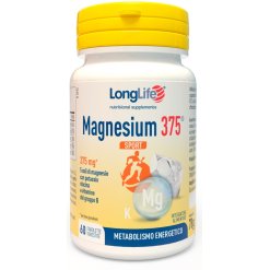 LongLife Magnesium 375 mg Sport - Integratore di Magnesio - 60 Tavolette