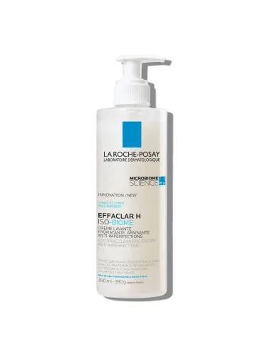 La roche-posay effaclar h iso biome - crema viso lavante - 400 ml