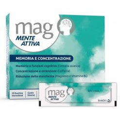 Mag Mente Attiva - Integratore per Concentrazione e Memoria - 20 Bustine