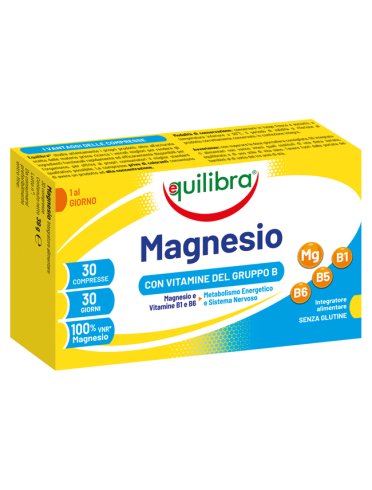 Magnesio integratore con vitamine gruppo b 30 compresse