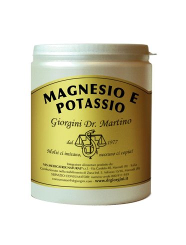 Magnesio e potassio - integratore per stanchezza e affaticamento - polvere 360 g