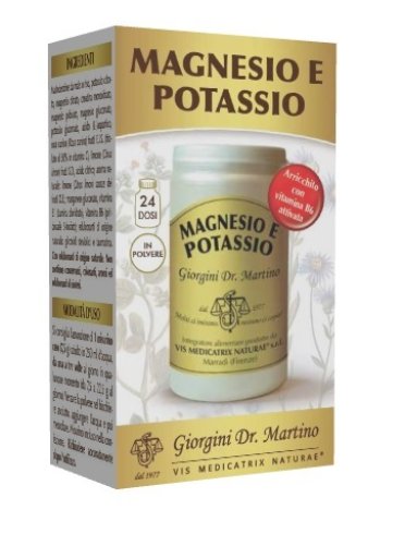 Magnesio e potassio - integratore per stanchezza e affaticamento - polvere 180 g