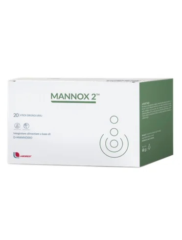 Mannox 2 - integratore per vie urinarie - 20 stick orosolubili Mannox 2 - integratore per vie urinarie - 20 stick orosolubili
