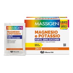 Massigen - Magnesio e Potassio Forte Senza Zucchero - 30 Bustine