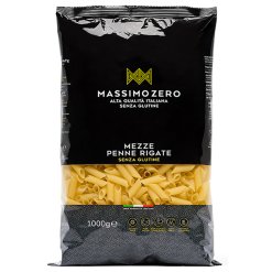 Massimo Zero Mezze Penne Rigate Senza Glutine 1 kg