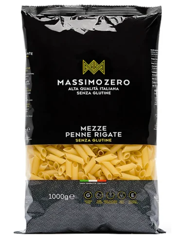 Massimo zero mezze penne rigate senza glutine 1 kg Massimo zero mezze penne rigate senza glutine 1 kg