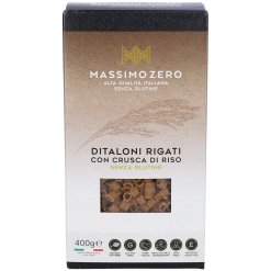 Massimo Zero Ditaloni Rigati con Crusca di Riso Senza Glutine 400 g