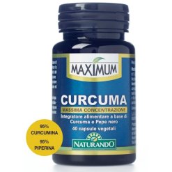 Maximum Curcuma Integratore Digestivo 40 Capsule