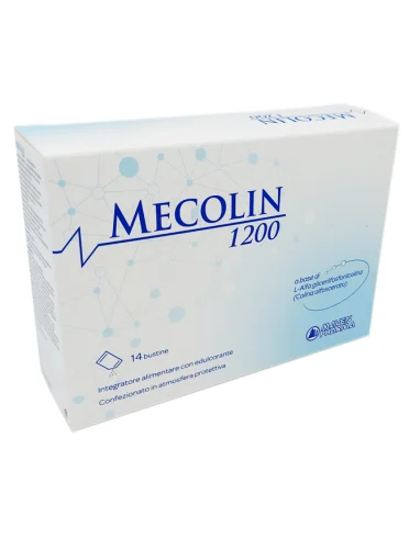 Mecolin 1200 integratore funzione cognitiva 14 bustine Mecolin 1200 integratore funzione cognitiva 14 bustine