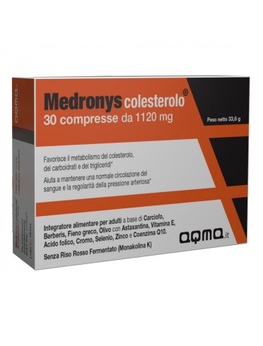 Medronys colesterolo integratore 30 compresse