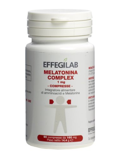 Melatonina complex 1 mg - integratore per favorire il sonno - 90 compresse