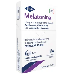 Melatonina IBSA - Integratore per Favorire il Sonno - 30 Film Orali