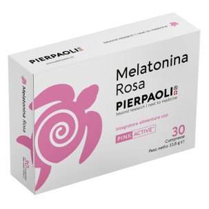 Pierpaoli Melatonina Rosa - Integratore per Favorire il Sonno - 30 Compresse