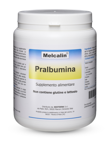 Melcalin pralbumina vaniglia integratore proteico 532 g