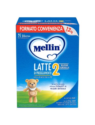 Mellin 2 latte in polvere di proseguimento 1,2 kg
